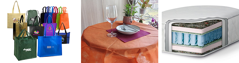 בד לא ארוג לייצור תיקים - בד לא ארוג לטקסטיל לבית - בד לא ארוג לרהיטים