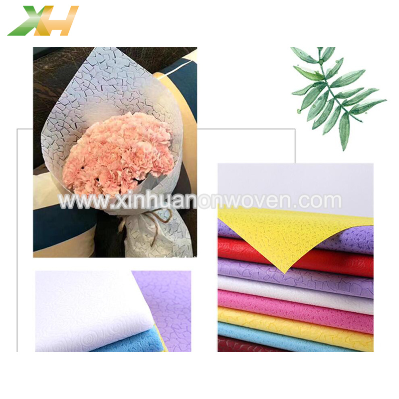 What is non-woven fabric flower wrapping?